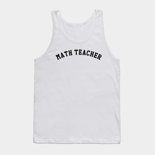 Math Teacher Tank Top